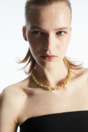 COS Kratke Rope Chain Nahrdelnik Damske Zlate | COS Eshop SK-GYWM83472
