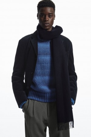 COS Pure Cashmere Sal Panske Námornícka Modrá | COS Eshop SK-SVTW36587