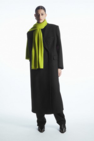 COS Pure Cashmere Sal Panske Zelene | COS Eshop SK-RMLA40735