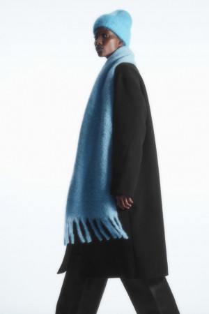 COS Rebrovaný Mohair Ciapka Damske Tyrkysové | COS Eshop SK-PSKR76521